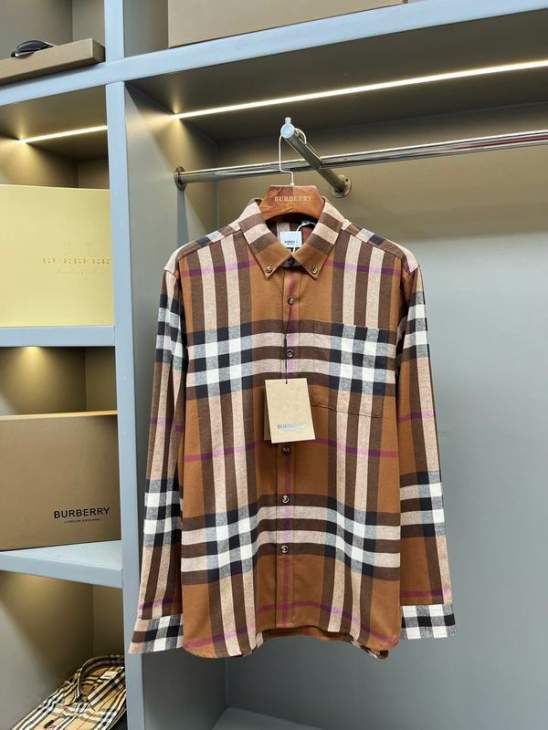 Picture of Burberry Shirt Long _SKUBurberryS-2XLaztx908625730